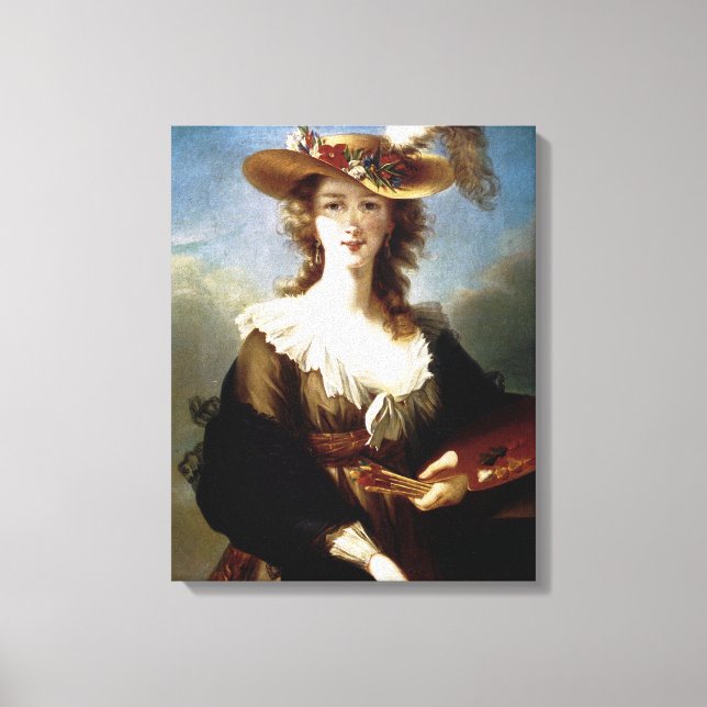 Elizabeth Vigee-Le Brun ~ Självporträtt Canvastryck (Framsida)