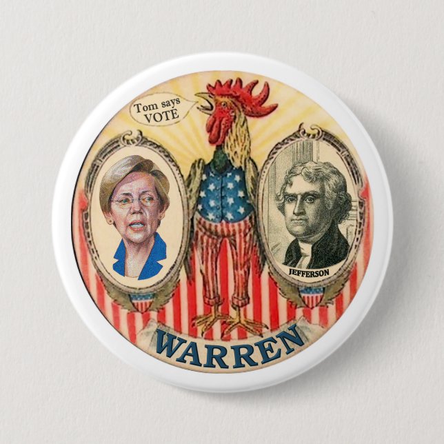 Elizabeth Warren 2016 Knapp (Framsida)