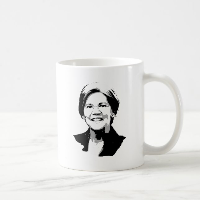 ELIZABETH WARREN -- 2016.png Kaffemugg (Höger)