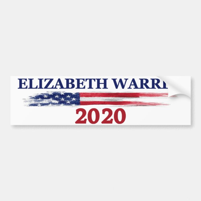 Elizabeth Warren 2020 Bildekal (Framsidan)