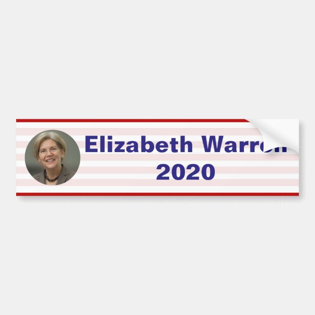Elizabeth Warren - 2020 Bildekal (Framsidan)