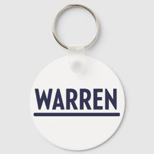Elizabeth Warren 2020 President kampanj logotyp Nyckelring