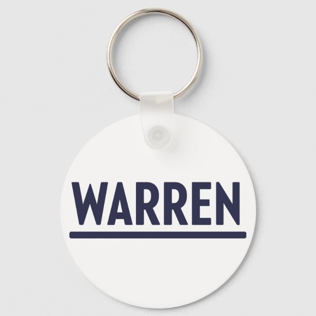 Elizabeth Warren 2020 President kampanj logotyp Nyckelring (Framsida)