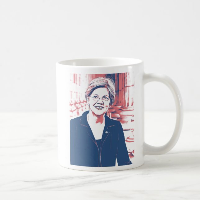 ELIZABETH WARREN 2020 Presidentval i Mugg (Höger)
