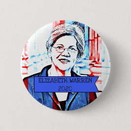 ELIZABETH WARREN 2020 Presidentvalsknapp Knapp