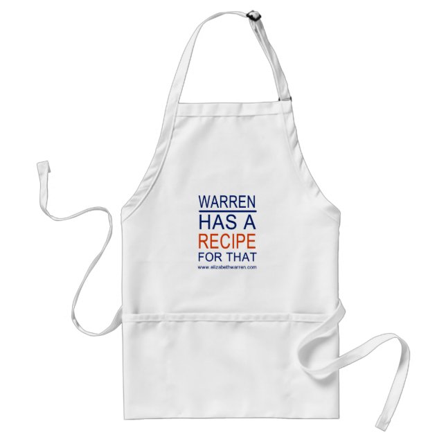 Elizabeth Warren Apron Förkläde (Framsidan)
