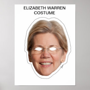 Elizabeth Warren dräkt Poster