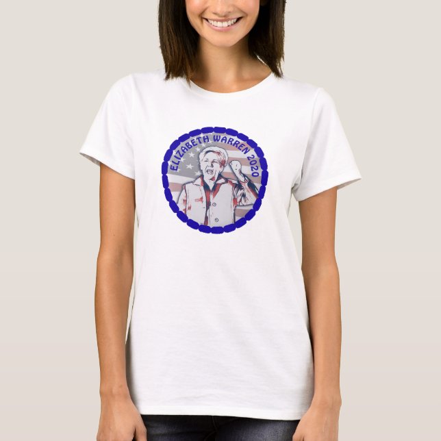 Elizabeth Warren för presentation 2020 T Shirt (Framsida)