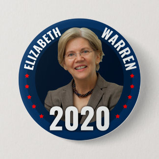 Elizabeth Warren för president 2020 Knapp