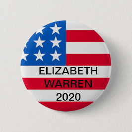 Elizabeth Warren för president 2020 knäppas Knapp