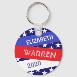 Elizabeth Warren för president 2020 Nyckelring