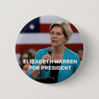 Elizabeth Warren för president knäppas - klämma Knapp