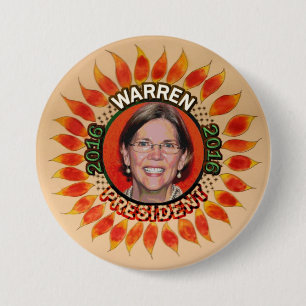 Elizabeth Warren för presidenten 2016 Knapp