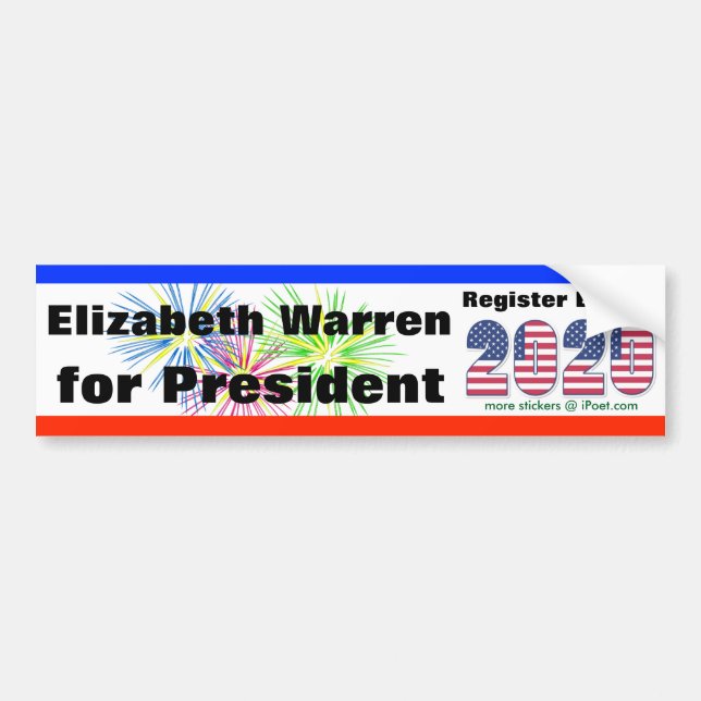 ELIZABETH WARREN FÖR PRESIDENTEN 2020 - BILDEKAL (Framsidan)