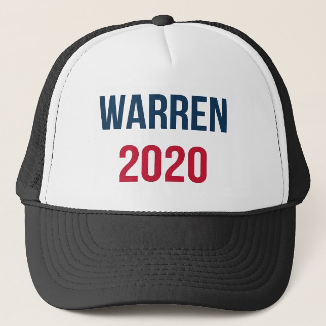 Elizabeth Warren för presidenten 2020 Truckerkeps (Framsida)