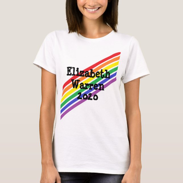 Elizabeth Warren för presidentposten 2020 T Shirt (Framsida)