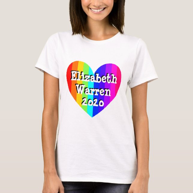 Elizabeth Warren för presidentposten 2020 T Shirt (Framsida)
