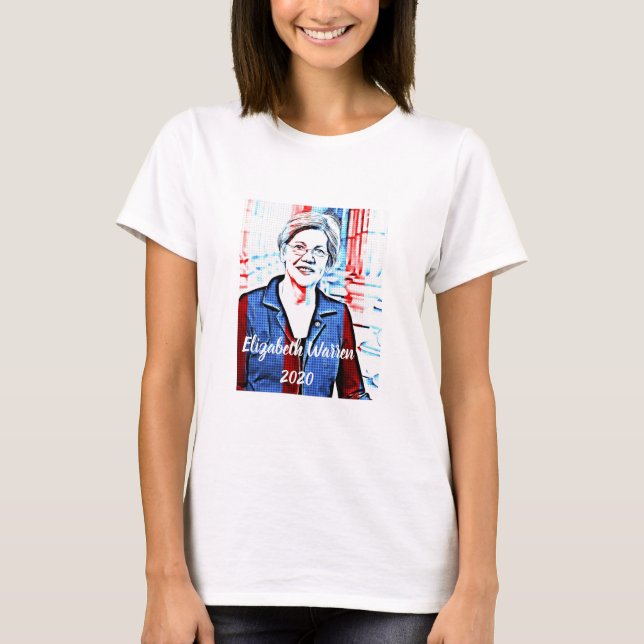 Elizabeth Warren för presidentvalet 2020 T Shirt (Framsida)