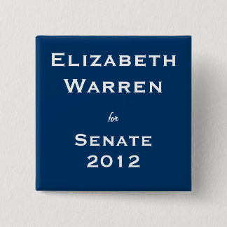 Elizabeth Warren för senat Knapp