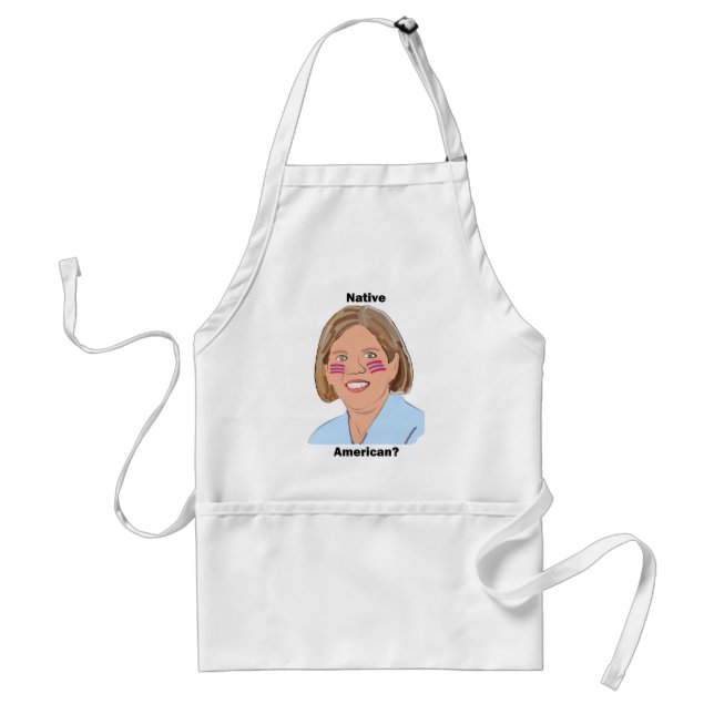 Elizabeth Warren - indian? Förkläde (Framsidan)
