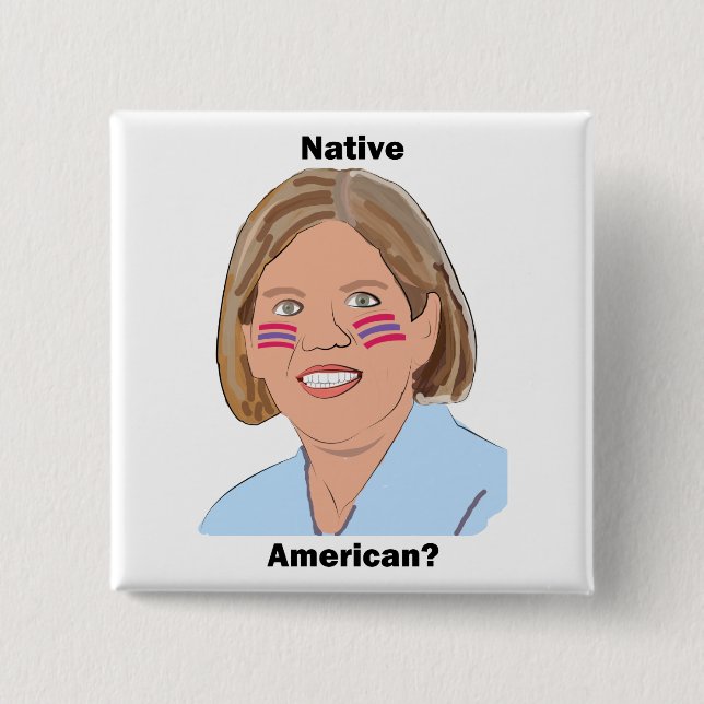 Elizabeth Warren - indian? Knapp (Framsida)