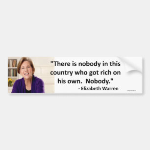 Elizabeth Warren - ingen Bildekal