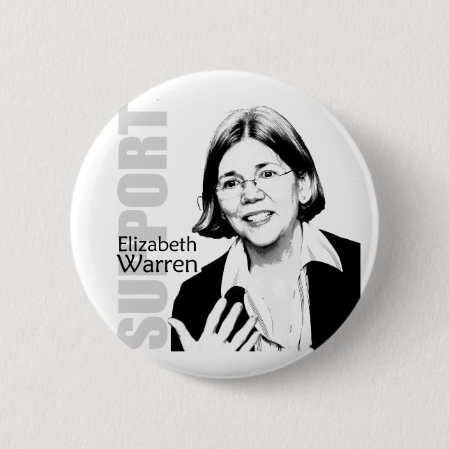 Elizabeth Warren knäppas Knapp (Framsida)