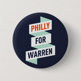 Elizabeth Warren - Philly för Warren - Knapp