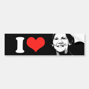 Elizabeth Warren --.png Bildekal