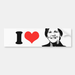 Elizabeth Warren --.png Bildekal