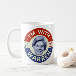 Elizabeth Warren President 2020 Democrat Pic Retro Kaffemugg