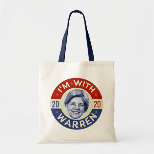 Elizabeth Warren President 2020 Democrat Pic Retro Tygkasse