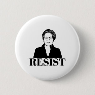 Elizabeth Warren Teeshirt Politisk feminist Resis Knapp