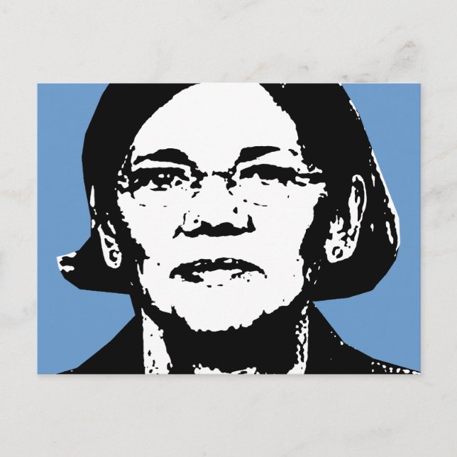 Elizabeth Warren Vykort (Framsida)