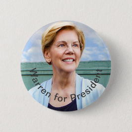 Elizabeth Warren - Warren för president Knapp