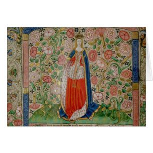 Elizabeth Woodville drottninggemål av kungen Hälsningskort