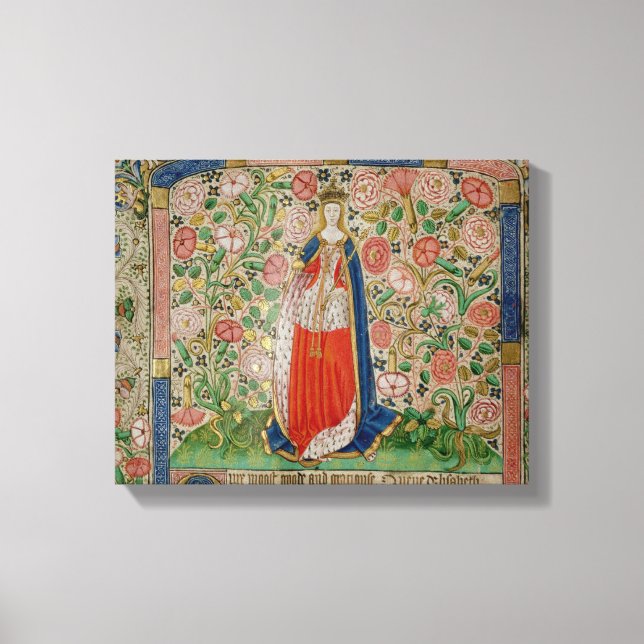 Elizabeth Woodville Queen Consort of Kung Canvastryck (Framsida)