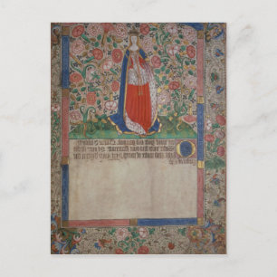 Elizabeth Woodville Queen Consort of Kung Edward Vykort