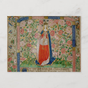 Elizabeth Woodville Queen Consort of Kung Vykort