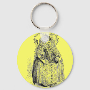 Elizabethansk klänning nyckelring
