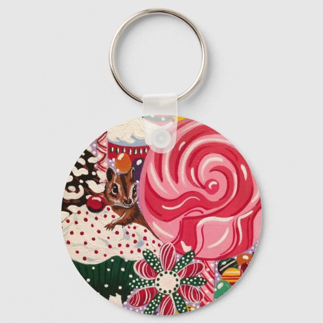 "Elizabeth's Peppermint World" Nyckelring (Framsida)