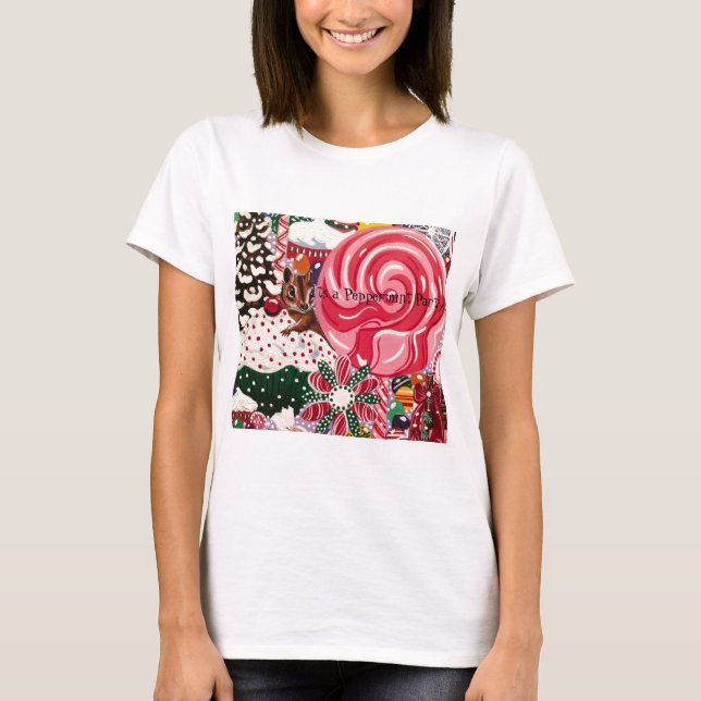 "Elizabeth's Peppermint World" Tee Shirt (Framsida)