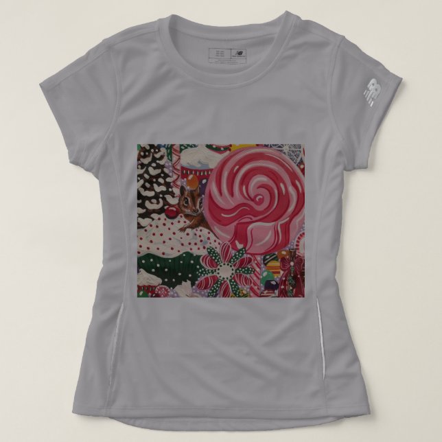 "Elizabeth's Peppermint World" Tee Shirt (Design framsida)