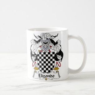 Elizondo familjvapensköld kaffemugg