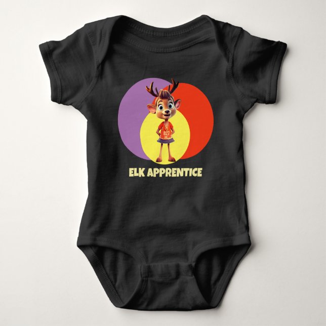 Elk Apprentice Girl T Shirt (Framsida)