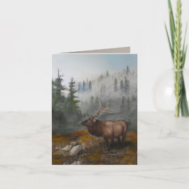 "Elk Art" 4" x 5.6" av Jason Street Kort