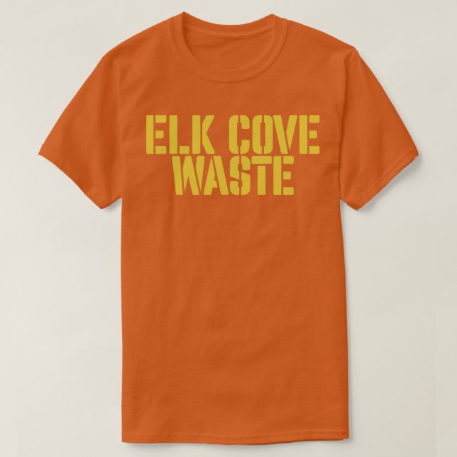 Elk Cove Slösar T Shirt (Design framsida)