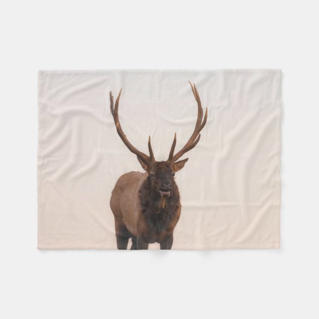 Elk Fleece Blanket (Framsidan (Horisontell))