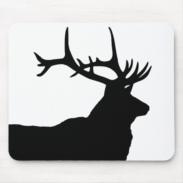 Elk Head Silhouette Musmatta (Framsidan)