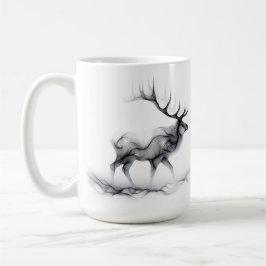 Elk Hjort Stag Silhouette Mugg